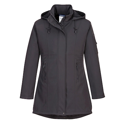 Immagine di Giacca Softshell da donna PORTWEST Carla TK42 colore antracite taglia XL