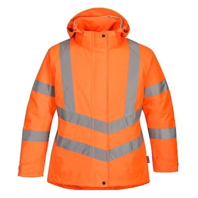 Immagine di Giacca invernale donna hi-vis PORTWEST LW74 colore arancione taglia XXL