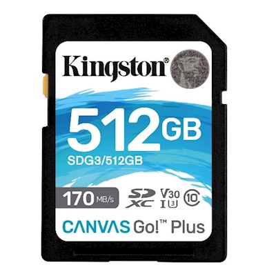 Immagine di Memory Card sdxc/sdhc 512GB KINGSTON Obsolete Kingston SD High SDG3/512GB