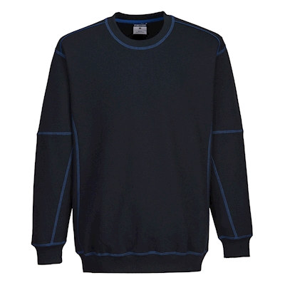 Immagine di Felpa essential bi colore PORTWEST B318 colore Navy/Royal taglia XXL