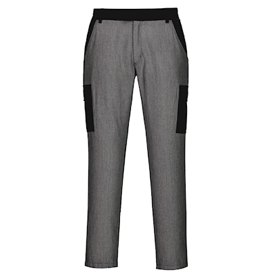 Immagine di Pantaloni combat con parte anteriore resistente al taglio PORTWEST CR40 colore nero taglia L