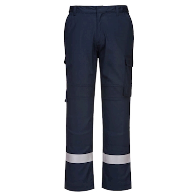 Immagine di Bizflame plus pantaloni leggeri PORTWEST FR401 colore blu navy taglia S