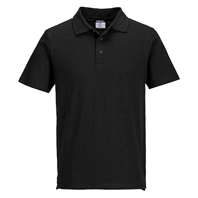 Immagine di Polo in jersey leggera (confezione da 48 pezzi) PORTWEST L210 colore nero taglia L