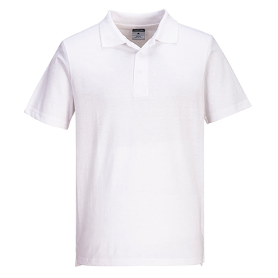 Immagine di Polo in jersey leggera (confezione da 48 pezzi) PORTWEST L210 colore bianco taglia XXXL