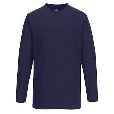 Immagine di T-shirt a maniche lunghe PORTWEST B196 colore blu navy taglia M