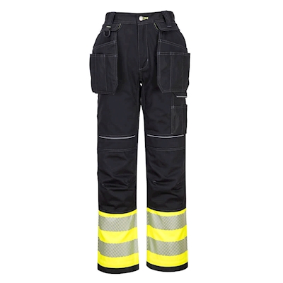 Immagine di Pantaloni pw3 hi-vis holster classe 1 colore giallo/nero taglia 32