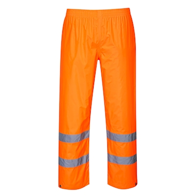 Immagine di Pantalone impermeabile alta visibilità PORTWEST H441 colore arancione taglia XS