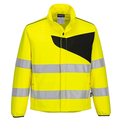 Immagine di Softshell hi-vis (2l) pw2 PORTWEST PW275 colore Yellow/Black taglia L