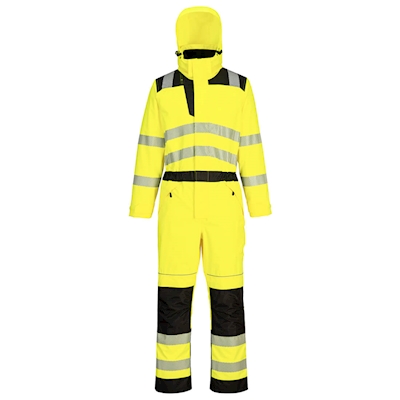 Immagine di Tuta invernale alta visibilitè  pw3 PORTWEST PW355 colore Yellow/Black taglia XXXL