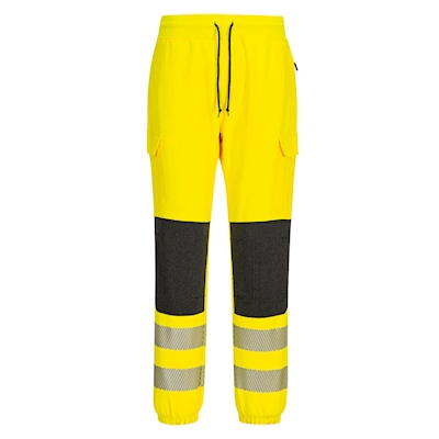 Immagine di Kx3 hi-vis flexi classe 2 jogger PORTWEST KX346 colore Yellow/Black taglia XL