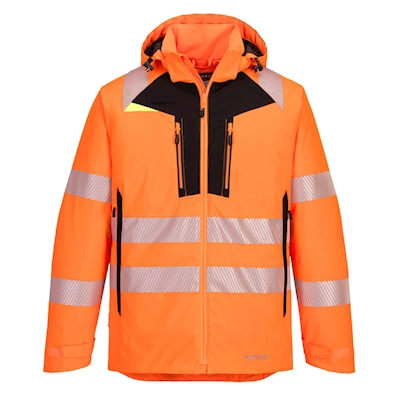 Immagine di Dx4 giacca invernale alta visibilitè  PORTWEST DX461 colore arancione/nero taglia S