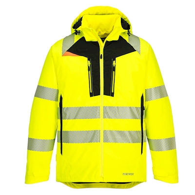 Immagine di Dx4 giacca invernale alta visibilitè  PORTWEST DX461 colore Yellow/Black taglia S