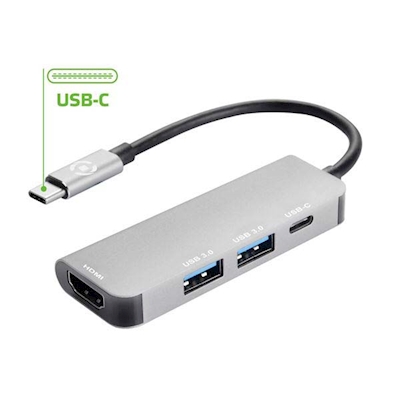 Immagine di Cover CELLY PROHUBPLUS - USB-C Adapter [SMART WORKING] PROHUBPLUSDS