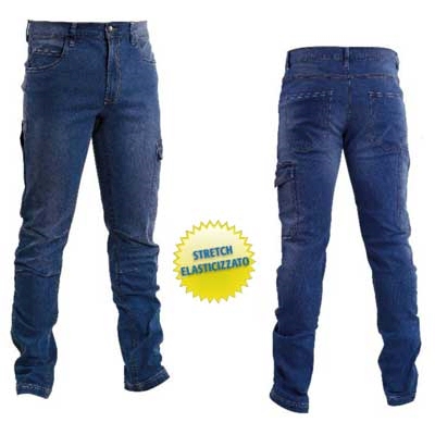 Immagine di Jeans da lavoro P&P LOYAL STRETCH 7 tasche taglia XS