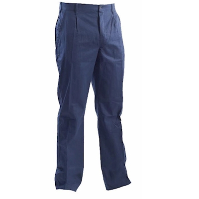 Immagine di Pantalone P&P LOYAL LINEA STANDARD 100% cotone massaua sanforizzato 260 gr/m² colore blu taglia 54