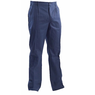 Immagine di Pantalone P&P LOYAL LINEA STANDARD 100% cotone massaua sanforizzato 260 gr/m² colore blu taglia 62