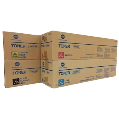 Immagine di Toner Laser ciano 30.000 copie KONICA MINOLTA TN613C A0TM450