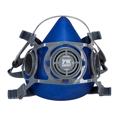 Immagine di Semi-maschera auckland PORTWEST P410 colore blu taglia M