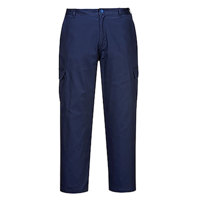 Immagine di Pantalone ESD antistatico PORTWEST AS11 colore blu navy taglia L