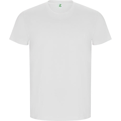 Immagine di T-shirt manica corta uomo Roly Golden cotone organico bianco 500+
