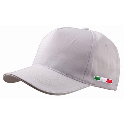 Immagine di Cappellino Vigor Italia 5 Pannelli in cotone colore bianco 500+