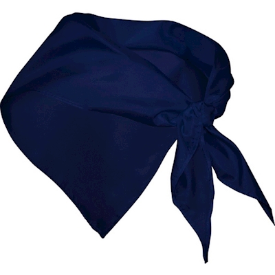 Immagine di Bandana Cheri in 100% poliestere colore blu navy 1000+