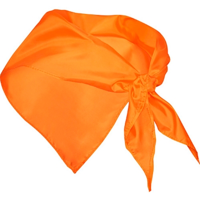 Immagine di Bandana Cheri in 100% poliestere colore arancione 1000+