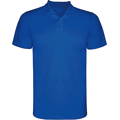 Immagine di Polo tecnica manica corta ROLY Monzha colore blu royal 250+