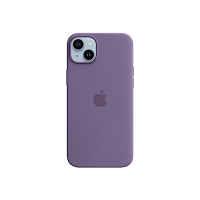 Immagine di Custodia MagSafe in silicone per iPhone 14 Plus colore iris