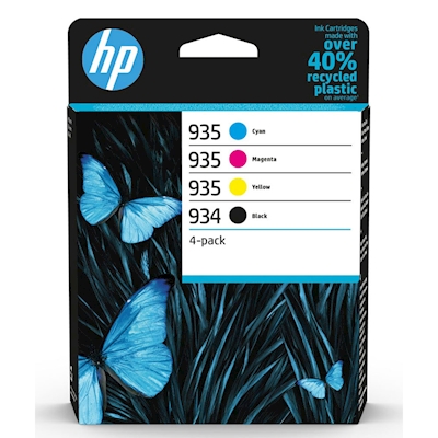 Immagine di Multipack Inkjet HP 934/935 6ZC72AE nero+colore - 4 pz