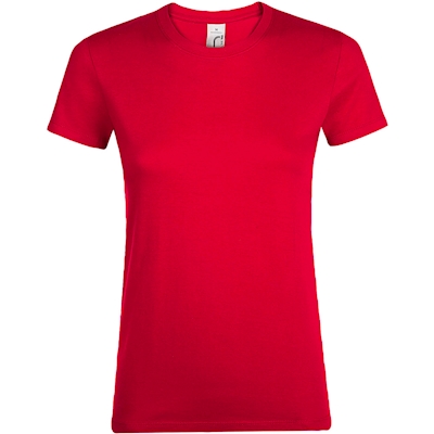 Immagine di T-shirt manica corta girocollo donna SOL'S REGENT colore rosso taglia XXL