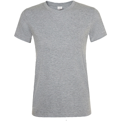 Immagine di T-shirt manica corta girocollo donna SOL'S REGENT colore grigio medio melange taglia L
