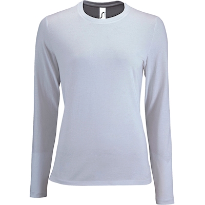Immagine di T-Shirt manica lunga SOL'S IMPERIAL LSL DONNA colore bianco taglia S