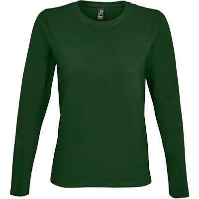 Immagine di T-Shirt manica lunga SOL'S IMPERIAL LSL DONNA colore verde taglia XL