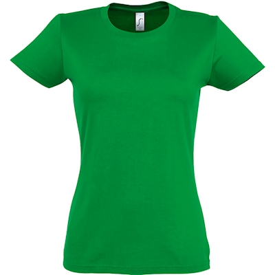 Immagine di T-Shirt manica corta SOL'S IMPERIAL DONNA colore verde taglia L