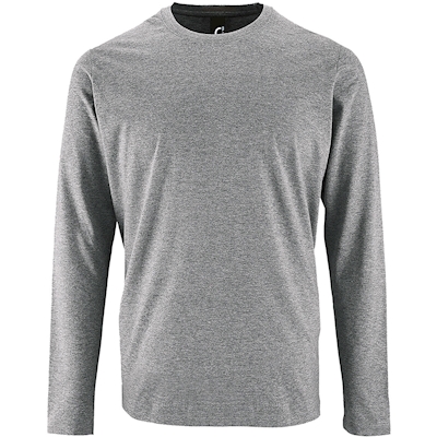 Immagine di T-Shirt manica lunga SOL'S IMPERIAL LSL UOMO colore grigio medio melange taglia XXXL