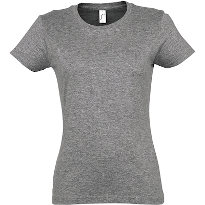 Immagine di T-Shirt manica corta SOL'S IMPERIAL DONNA colore grigio medio melange taglia XL