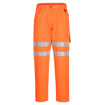 Immagine di Pantalone eco alta visibilitè  PORTWEST EC40 colore arancione taglia 46