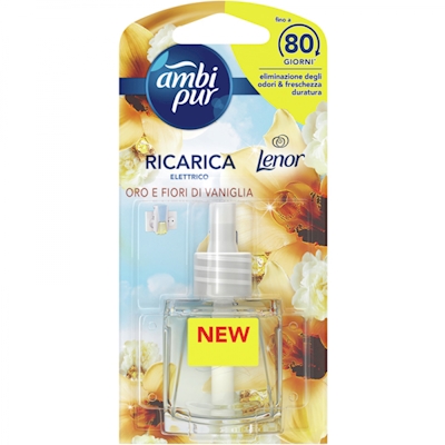 Immagine di Ricarica diffusore elettrico per ambienti AMBI PUR 3VOLUTION fragranza oro e vaniglia