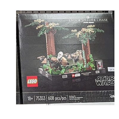 Immagine di Costruzioni LEGO Diorama Inseguimento con lo speeder su Endor 75353