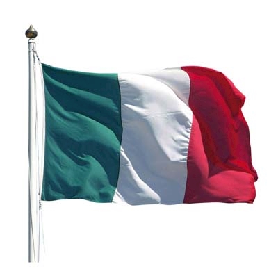 Immagine di Bandiera Italia cm 220x150 poliestere nautico