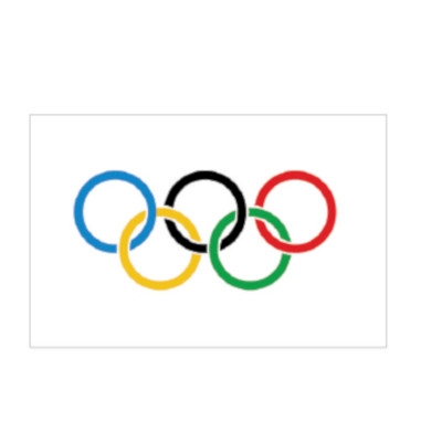 Immagine di Bandiera Olimpiadi cm 225x150 poliestere nautico