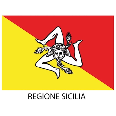 Immagine di Bandiera Regione SICILIA cm 150x100