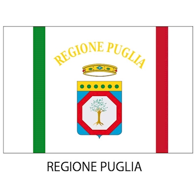 Immagine di Bandiera Regione PUGLIA cm 225x150