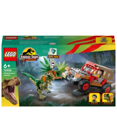Immagine di Costruzioni LEGO Lâ€™agguato del Dilofosauro 76958
