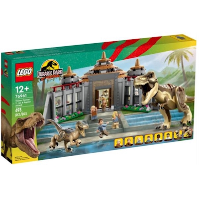 Immagine di Costruzioni LEGO Centro visitatori: lâ€™attacco del T. rex e del Ra 76961