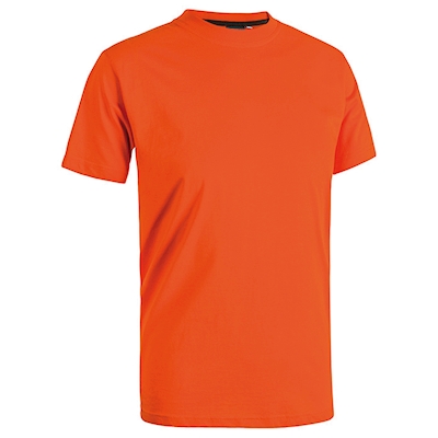 Immagine di T-shirt cotone girocollo manica corta SOTTOZERO SKY colore arancione taglia XXL