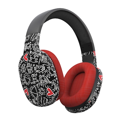 Immagine di Cuffie senza filo si USB-C CELLY KEITH HARING - Wireless Headphones [KEITH HARING C KHWHEADPHONE
