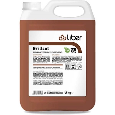 Immagine di Sgrassatore specifico per grassi cotti carbonizzati LIBER GRILLCOT kg 6