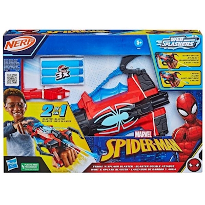 Immagine di HASBRO Marvel Blaster Nerf Strike 'N Splash di Spider Man F7852EU4